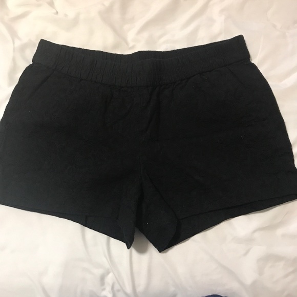 J. Crew Pants - Black j. Crew shorts with lace detail J. Crew Pants - Black j. Crew shorts with lace detail